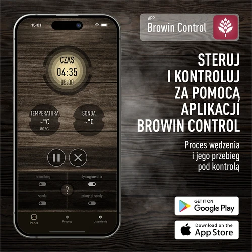 Komplet modulov s krmilnikom Wi‑Fi - dragON IQ 2,7 kW, za vrtne prekajevalnice - 7