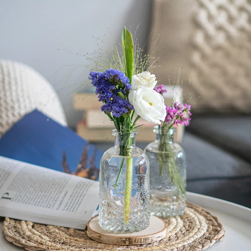 Komplet stekleničk s plutovinastimi zamaški, 240 ml - 4 kosi - 9