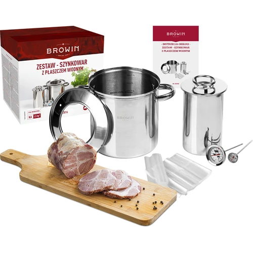 Komplet z vodnim plaščem-model za šunko 1,5 kg + lonec - 18