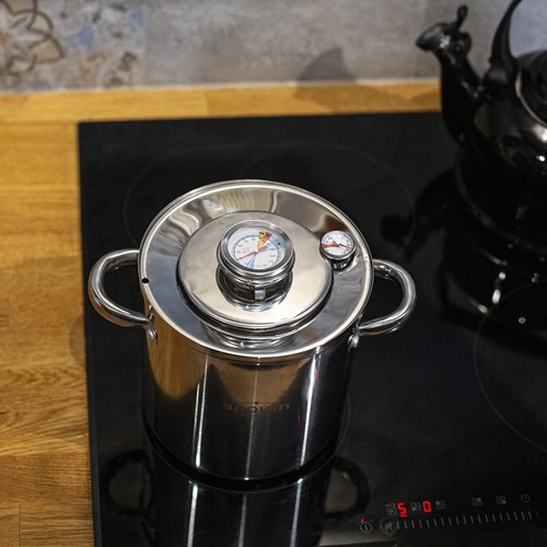 Komplet z vodnim plaščem-šunkomer 1,5 kg + lonec - 20