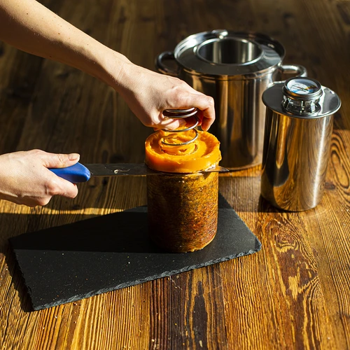 Komplet z vodnim plaščem-šunkovar 1,5 kg + lonec - 25