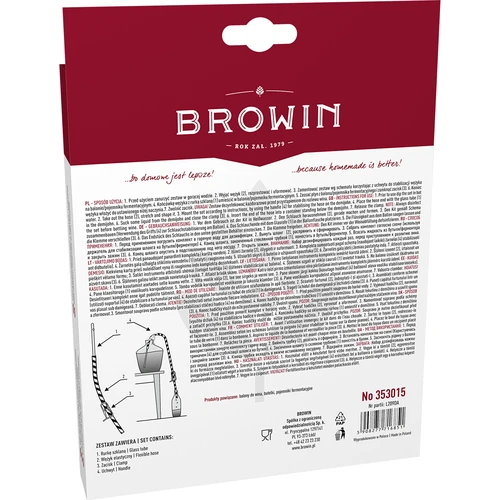 Komplet za pretakanje vina z držalom in zaporno sponko - 6