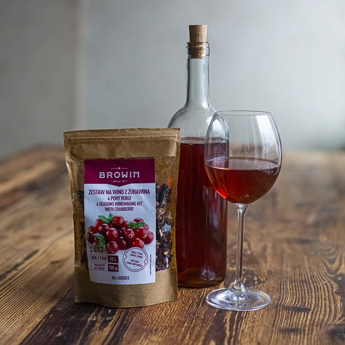 Komplet za pripravo vina 4 LETNI ČASI – Brusnica - 4