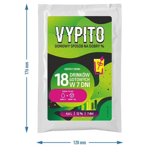 Komplet za zabavo - Vypito Energy drink - 5