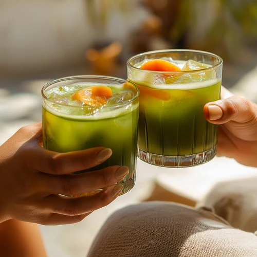 Komplet za zabavo - Vypito Matcha in marelica - 12