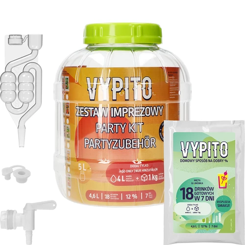 Komplet za zabavo - Vypito Meta in limeta