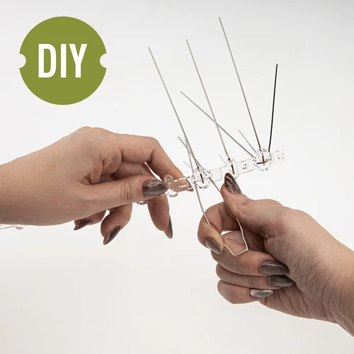 Konice proti pticam, na plastični letvici, 10 kosov. - 5