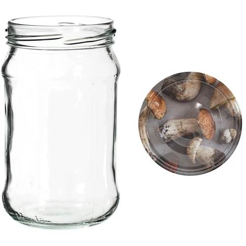 Kozarci 300 ml z barvnim pokrovčkom fi 66 - 6 kosov. - 5