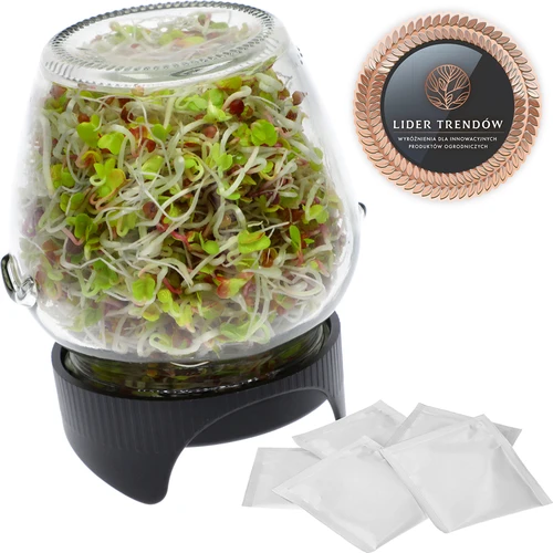 Kozarčni kalilnik Twist-off + 5 paketov semen