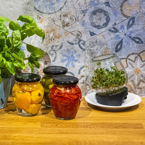 Kozarčni kalilnik Twist-off s semeni redkvice - 14