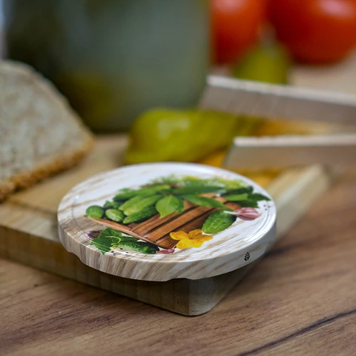 Kozarec 1,5 l, fi 82/6 z navojnim barvnim pokrovčkom + klešče - 4