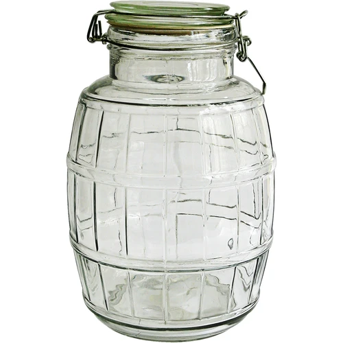 Kozarec 2,1 L v obliki soda s sponkastim zapiranjem