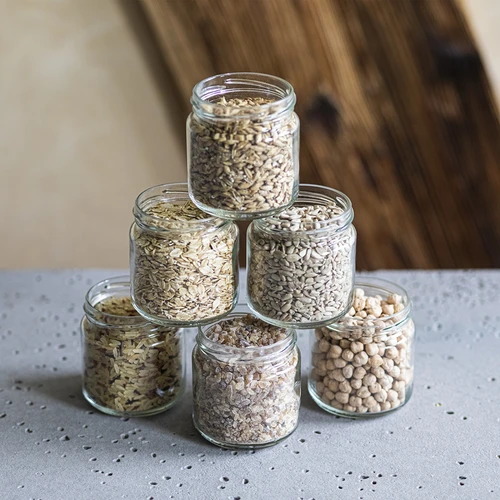 Kozarec 212 ml fi66/4 z bordo pokrovčkom 6 kos. - 6