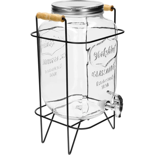 Kozarec Lemonada 8 L - s pipico, na kovinskem stojalu z ročaji