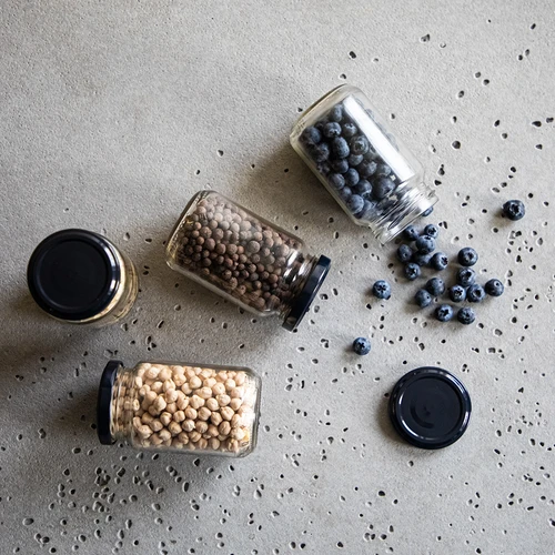 Kozarec TO 190 ml z barvnim pokrovčkom fi 53 - 8 kos. - 12