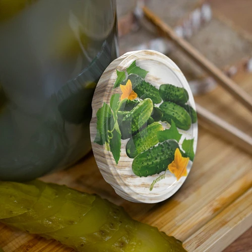 Kozarec TO 2 L, fi 82/6 z barvnim pokrovčkom + klešče - 6