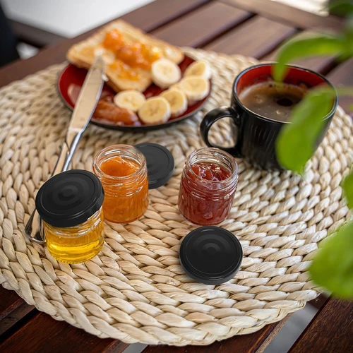 Kozarec TO 40 ml s črnim pokrovčkom fi 43 - 10 kos. - 9