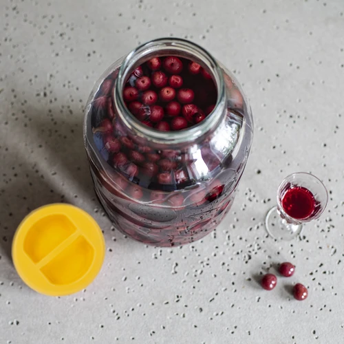 Kozarec TO 5 L in plastični pokrov fi 100, z ročajem - 6