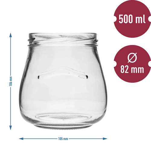 Kozarec TO 500 ml druga Amfora - 6 kos. - 2