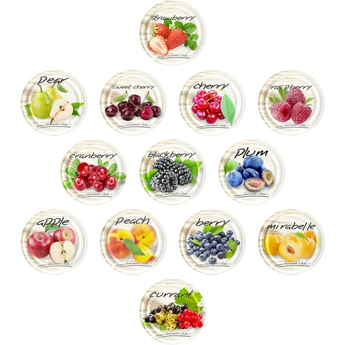 Kozarec TO, grubasek 580ml z barvnim pokrovom fi82/6, 6 kosov. - 6