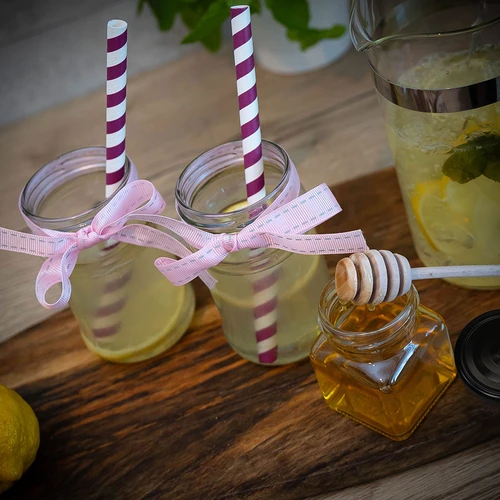 Kozarec twist-off 120 ml – Štirje koti, fi 53, s črnim pokrovčkom, 6 kos - 8