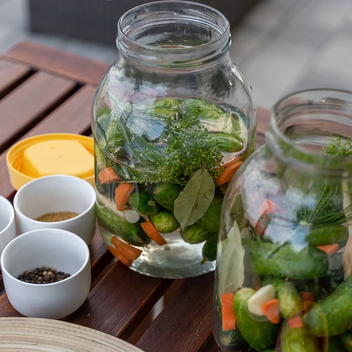 Kozarec twist-off 3 L in plastični pokrov fi 100 z ročajem - 6