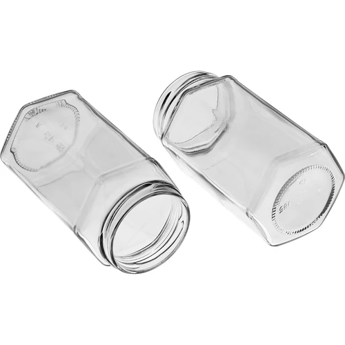 Kozarec twist-off 385 ml s črnim pokrovčkom fi 63, 6 kosov. - 6