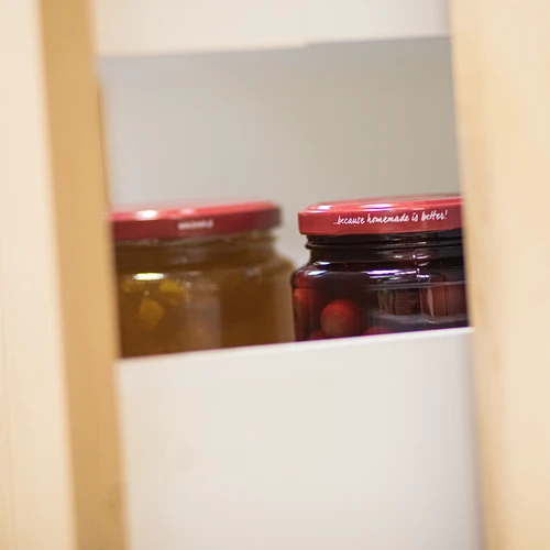 Kozarec twist-off, grubasek 580ml z bordo pokrovčkom fi82/6, 6 kosov. - 7