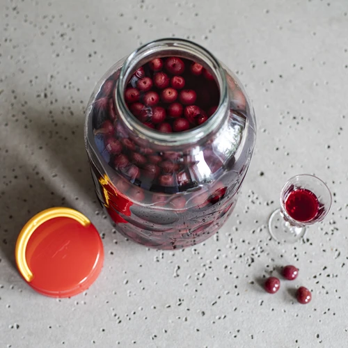 Kozarec za likerje 5 l in pokrovček z ročajem - 7