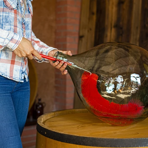 Krtača za pranje demižonov -  UPOGNJENA - 3