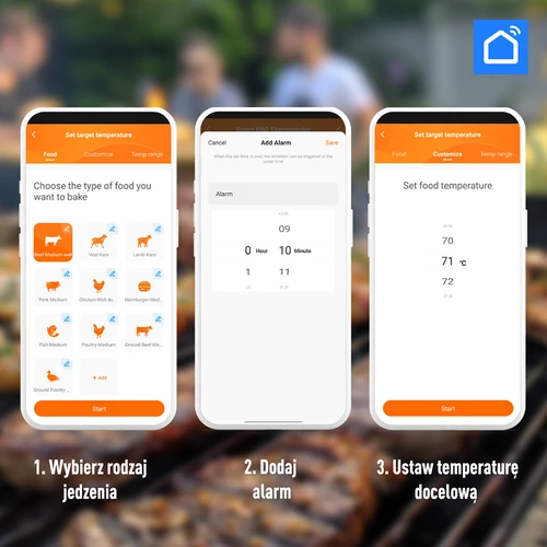 Kuhinjski termometer z Bluetoothom, 2 sondi - 10