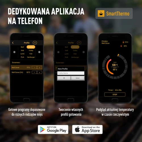 Kulinarni termometer z brezžično sondo Bluetooth - 12