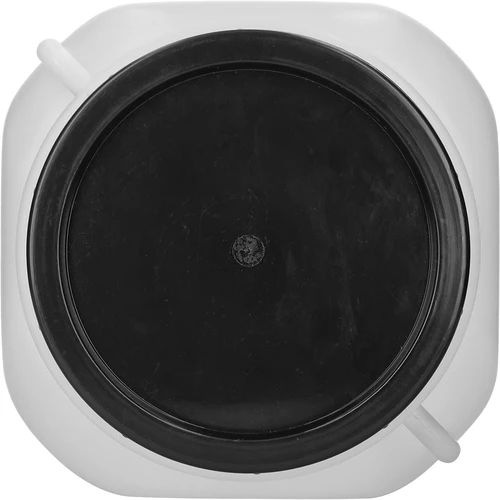 Kvadratni sod 20 L, bel, z ročaji, Sterk - 6