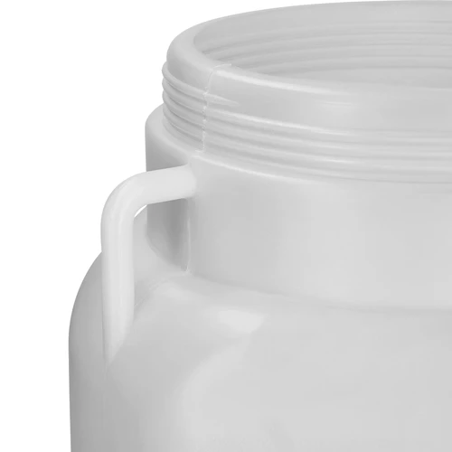 Kvadratni sod 30 L, bel, z ročaji, Sterk - 7