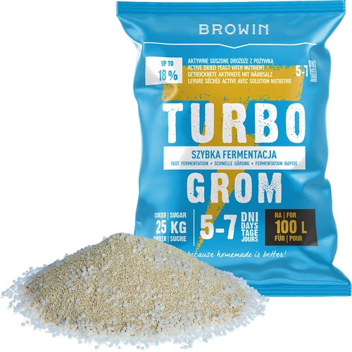 Kvas za destilate Turbo Grom 5–7 dni 100 L - 3