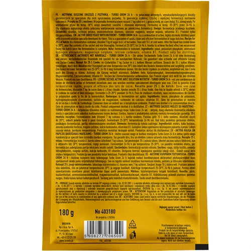 Kvas za žganjekuho Turbo Grom 24 h - 2