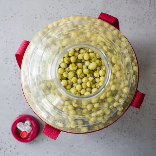 Lahka, nerazbitna damižana za vino z naramnicami, 25 L - 14