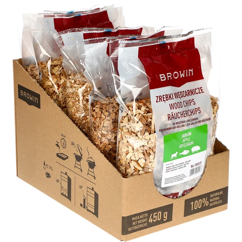 Lesni sekanci za prekajevanje/peko na žaru, jablana, 450 g, razred 8 - 2