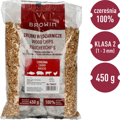 Lesni sekanci za prekajevanje/žar, češnja, 450 g, razred 2 - 3