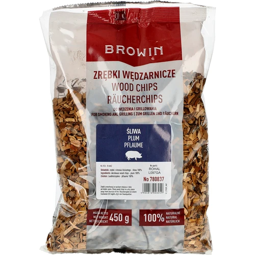 Lesni sekanci za prekajevanje/žar, sliva, 450 g, kl. 8
