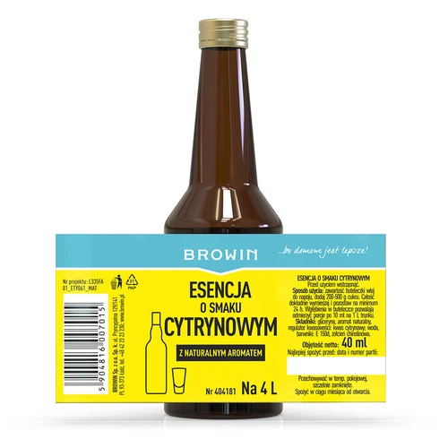 Limonina esenca z naravno aromo za 4 L – 40 ml - 6