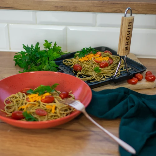 Litoželezna kvadratna ponev, 22 cm - 6