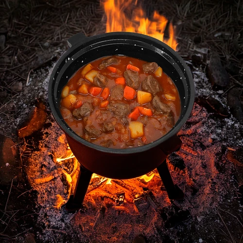 Litoželezni lovski kotliček z emajlirano notranjostjo, 8 l - 7