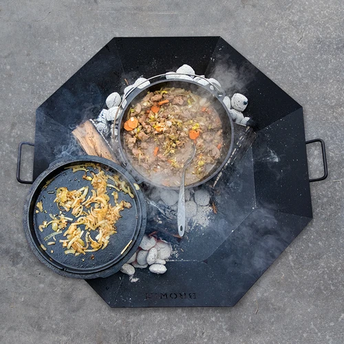 Litoželezni viseči kotliček s ponevjo - 11