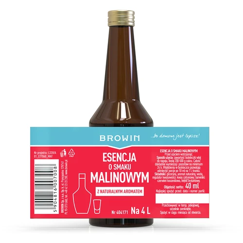 Malinova esenca z naravno aromo za 4 l - 40 ml - 6
