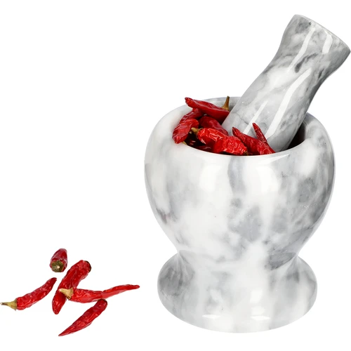 Marmornat kuhinjski terilnik, siv, Ø 10,5 cm - 8