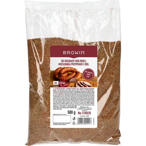 Mešanica začimb in zelišč za kmečko klobaso, 500 g