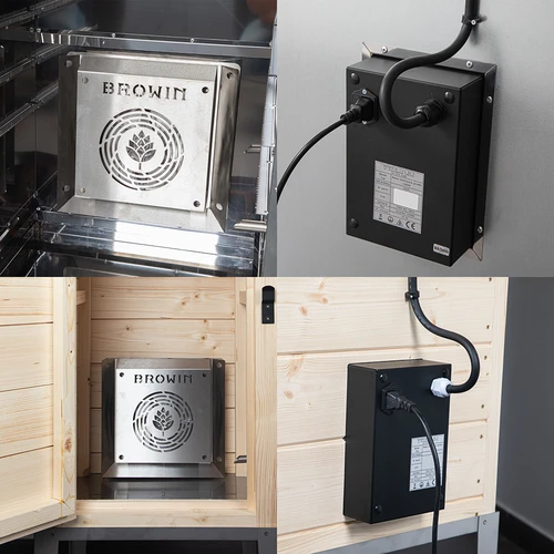 Modul grelca z ventilatorjem, 1,5 kW – za vrtne dimnice - 5