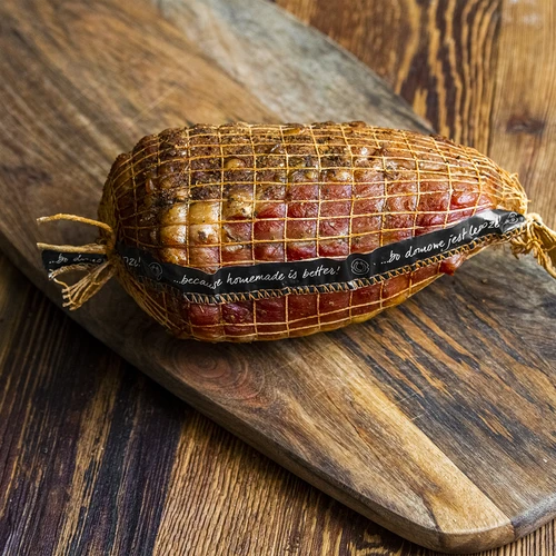 Mreža za mesnine z etiketo, dimenzij 15 cm x 4 m, s toplotno odpornostjo 125°C - 4