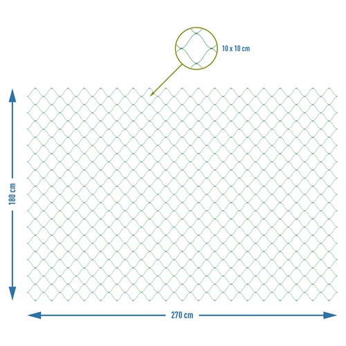 Mreža za vzpenjavke, 1,8 x 2,7m - 4